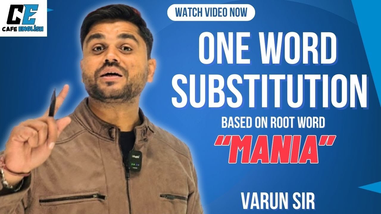 Uncovering Mania: One Word Substitutions You Didn't Know!