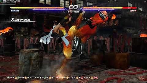 Dead or Alive 6 - Leifang Longest Combo with Hold (Ver. 1.11)