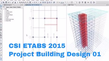 CSI ETABS 2015-PROJECT BUILDING DESIGN-01