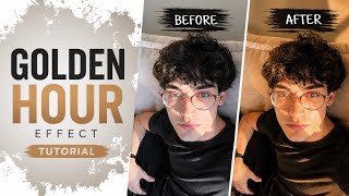 How to Create a Golden Hour Effect in Any Photo | Cinematic Golden Hour Effect Tutorial ☀️✨ screenshot 3