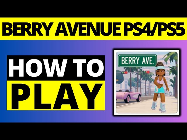 Roblox PS4/PS5: Berry Avenue RP Experience Gameplay! (No