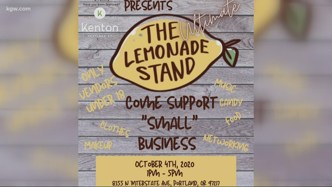 Kid vendors to be showcased through The Ultimate Lemonade Stand in Portland