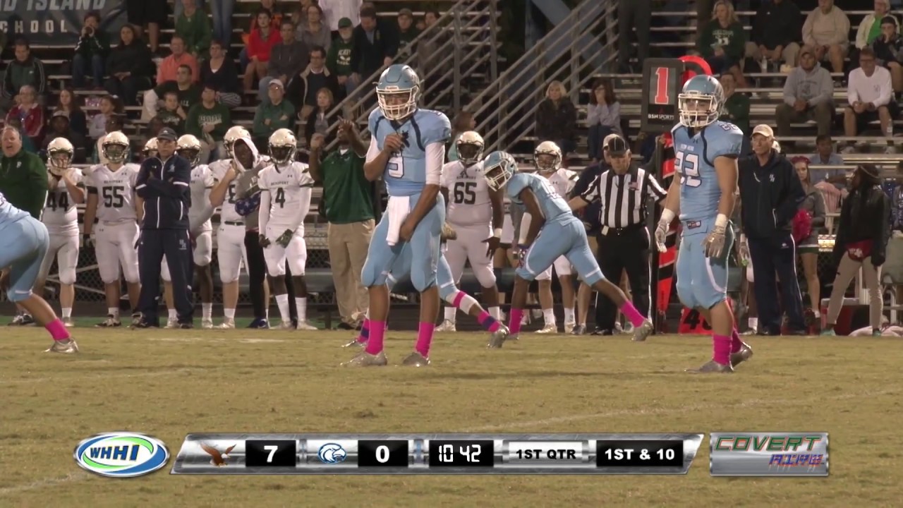 FOOTBALL | Beaufort Eagles at Hilton Head Seahawks 2017 | Beaufort County Bowl Full Game | WHHITV