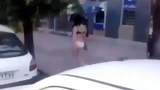 آزاده راه رفتن زن لخت در تهران