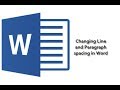 Changing Line Paragraph Spacing