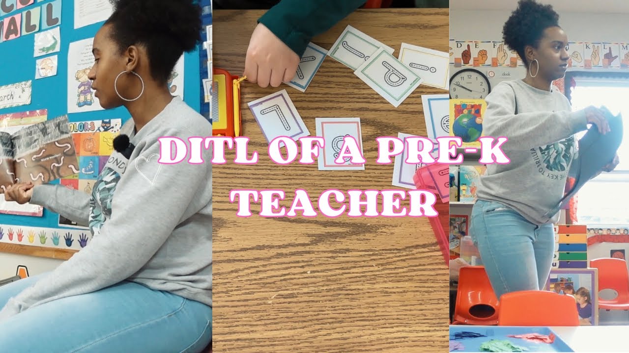 VLOG| DAY IN THE LIFE OF A PRE-K TEACHER - YouTube