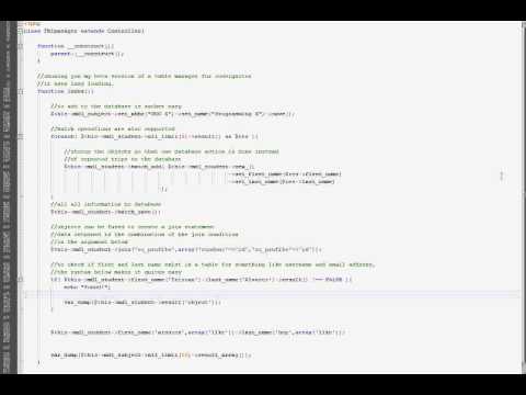 CodeIgniterTableManager