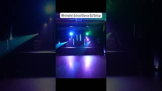 Northern Lights themed lighting chase using SoundSwitch on School Dance DJ Setup #djlighting