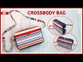 DIY Make a zip crossbody bag / free pattern / sewing tutorial [Tendersmile Handmade]