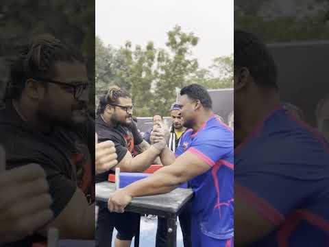 Pramod Mukhi Vs Prasanjit Patra Odisha Vs West Bengal Armwrestling Bodybuilding Strength Armsport 