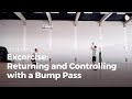 Excercise: returning and controlling with a bump pass | Volleyball