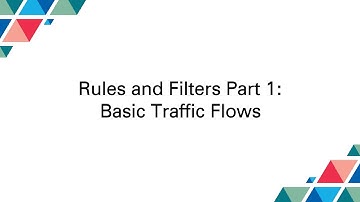 Cubro Packetmaster: Rules and Filters Part 1: Basic Traffic Flows