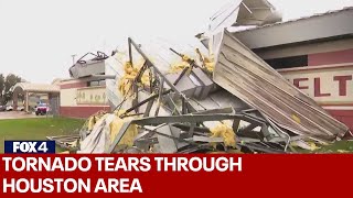 Tornado tears through Houston area