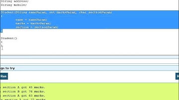 Use of Constructors - Online java tutorial | Learn java - Merit Campus