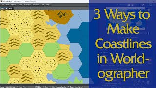 3 Ways to Make Coastlines in Worldographer