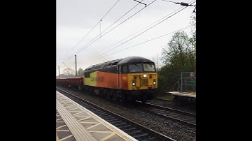 Colas Rail Class 56 (56090) Screaming Through Northallerton Station #class56 #colasrail #colas