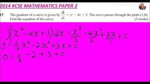 2014 KCSE MATHEMATICS PAPER 2 NO 15