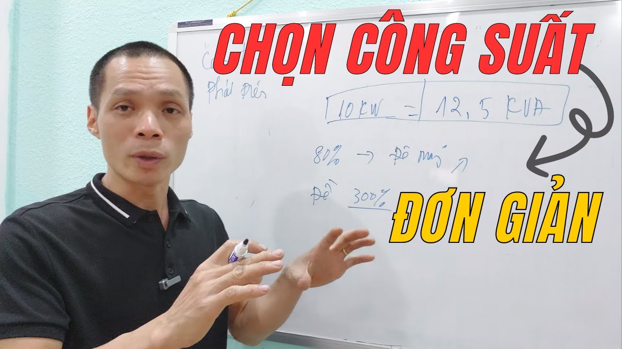 Cách chọn máy phát điện đủ công suất đơn giản dễ hiểu nhất | Máy Phát Điện Hoàng Kim