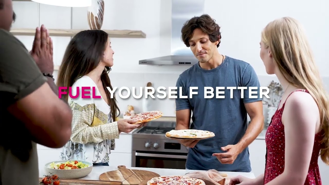 We're baking history! 50% Less Carbs, Protein Pizzas Out Now!