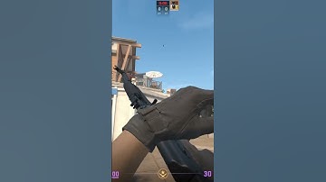 Two Smoke A From ONE POSITION On OVERPASS In CS2 #cs2 #shorts