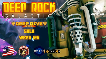 Deep Rock Galactic — Solo Engineer Elite Deep Dive [Week 125] (Fearless Drift) Crystalline Caverns