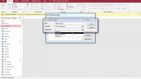 PBD Membuat Menu Switchboard Di Ms Access