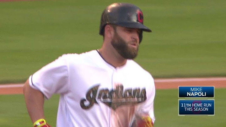 TEX@CLE: Napoli belts a solo homer to left field