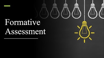Formative Assessment   Tutorial Video