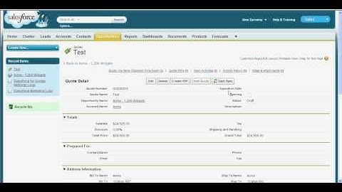 Using Quotes in Salesforce.com