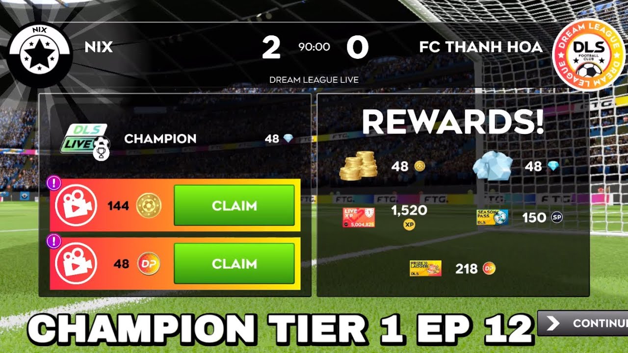 DLS 25 | Thrilling matches | Champion Tier 1 Ep 12