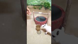 Mini Cow And Well Project || #viral #youtube #minitoys #minihouse