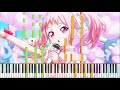 【バンドリ】もういちどルミナス/ Pastel*Palettes ピアノ アレンジ 楽譜