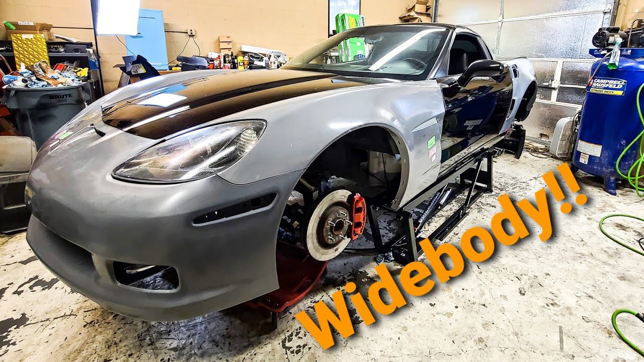 C6 Corvette Full Widebody Install How To - JD Corvette Widebody