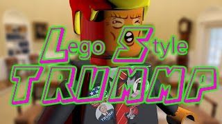 Lego style TRUMP s01e01 green screen