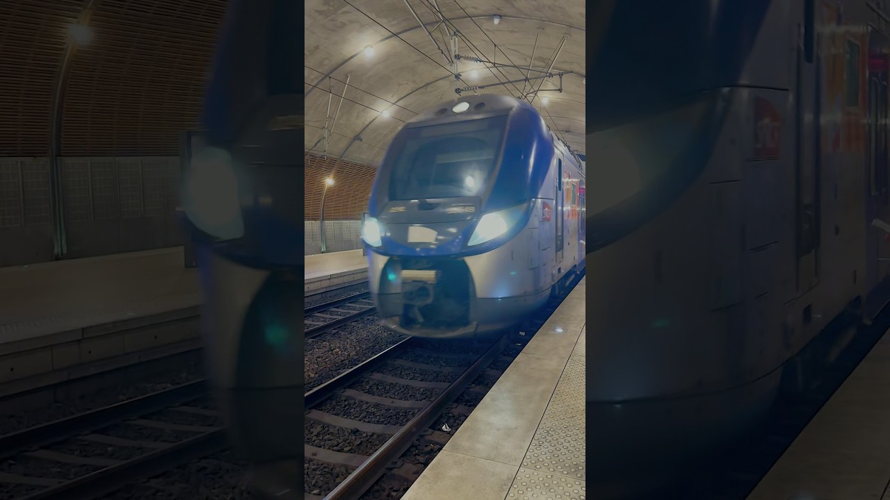 France SNCF Train at Monaco Station! 