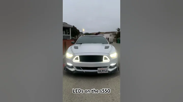 LED lights on this s550 mustang GT #s550mustang #mustang #mustanggt #1320