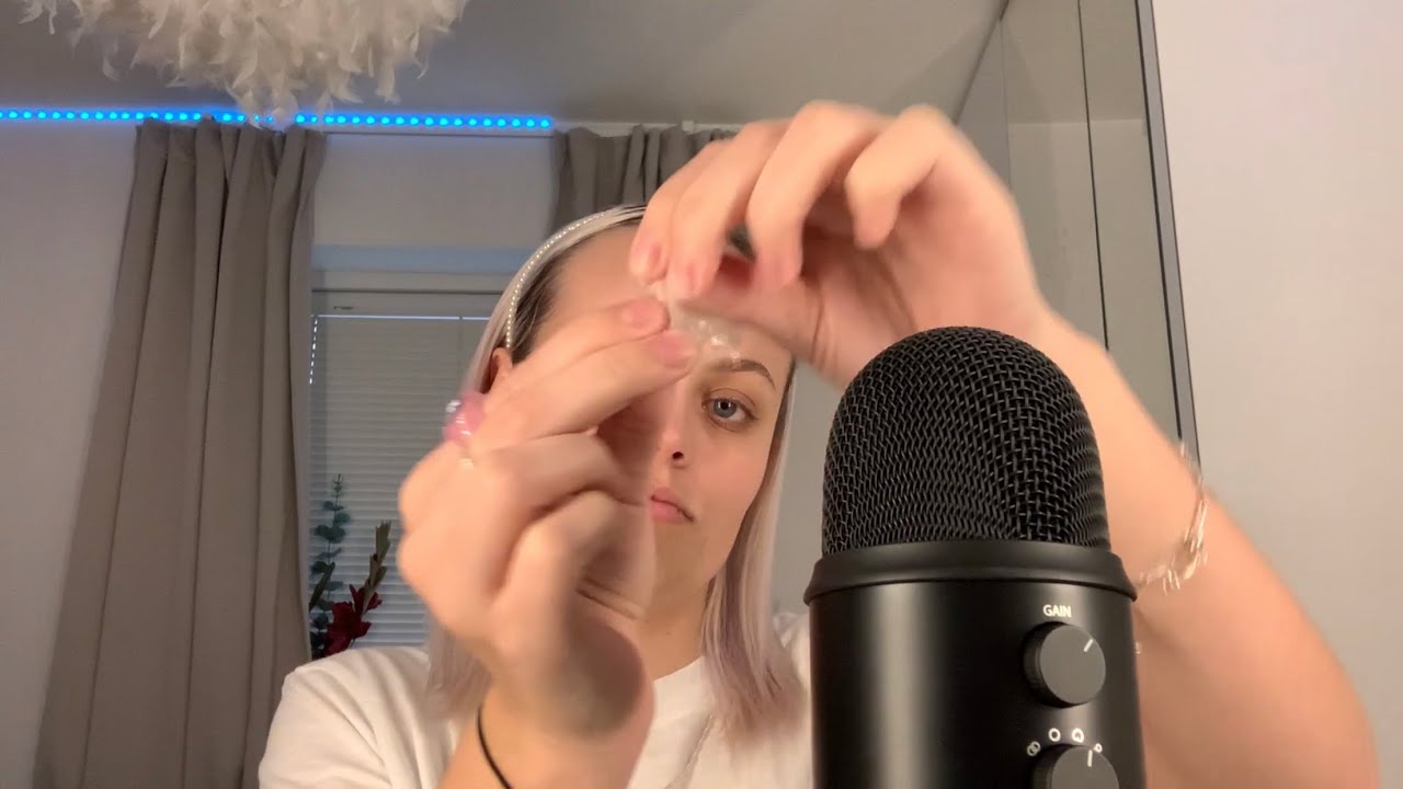 ASMR playing with tape on mic | sticky, crinkle & intense sounds