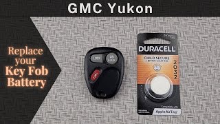 How to Replace a 2001 2002-GMC Yukon Key Fob Battery