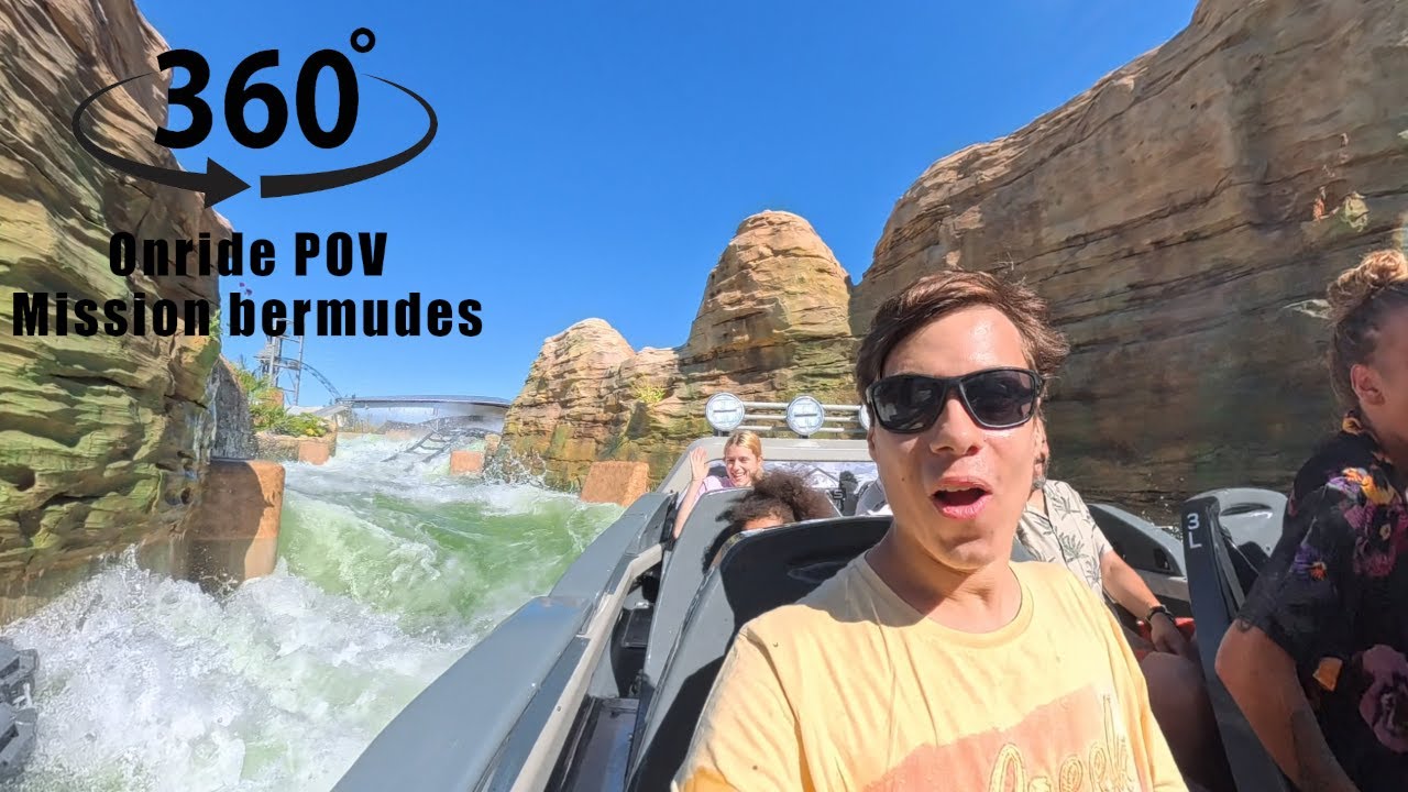 Mission Bermudes 360° Onride POV Futuroscope
