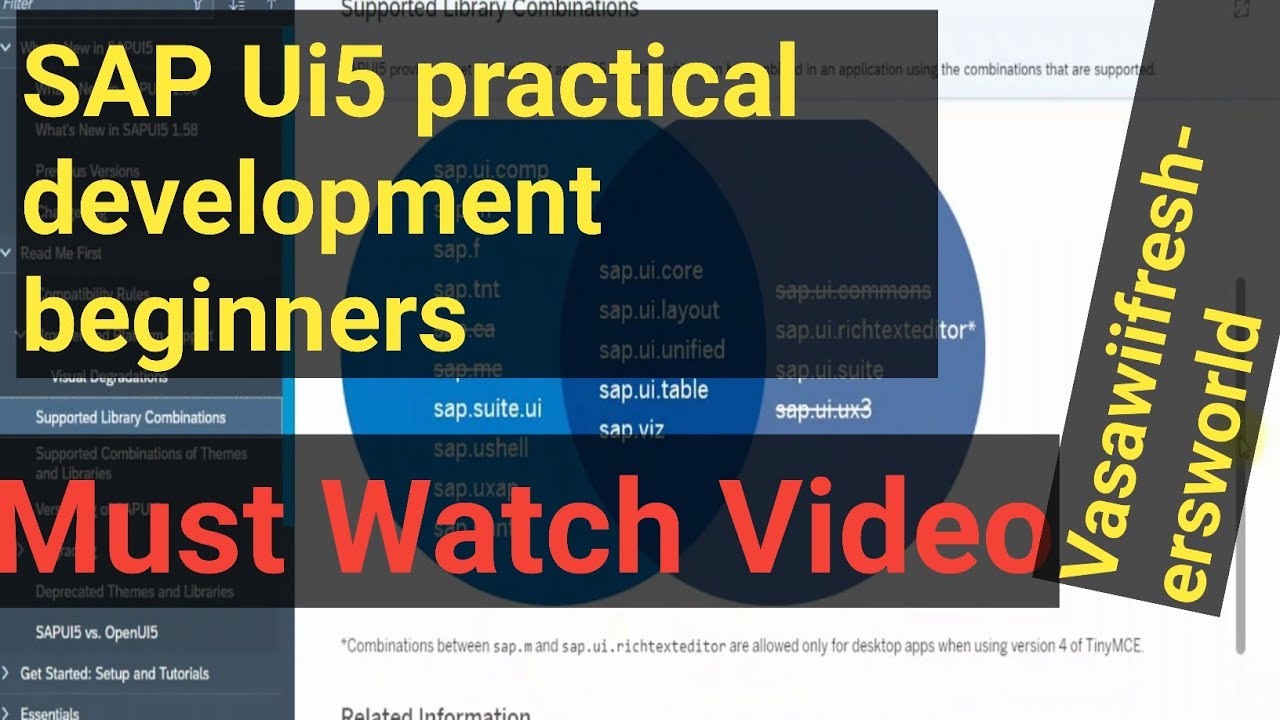 How to learn SAP UI5 Real time as beginner video |Kusuma Vasavi Telugu Vlogs