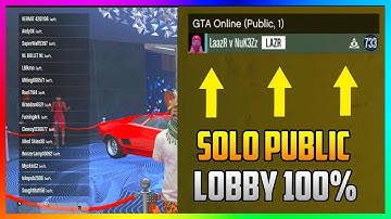 How to Join EMPTY Public Lobby on GTA 5 Online | WORKING SOLO PUBLIC LOBBY GLITCH (Xbox One/PS4/PC)