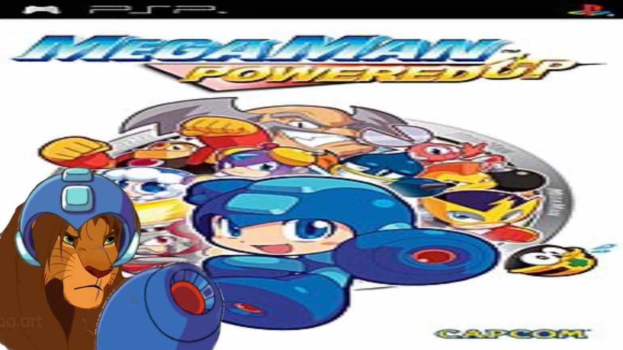 gameplay mega man power up psp. muito mais dificil que