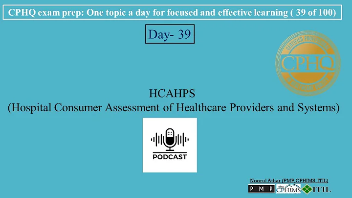 CPHQ exam prep | HCAHPS (Hospital Consumer Assessment of Healthcare Providers and Systems) |