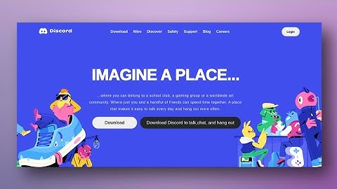Making Discord Homepage in HTML | CSS