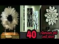 40 Aluminum foil wall decor | DIY craft idea | art and craft | wall decoration idea | Craft Angel