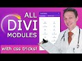 All Divi Modules Overview incl. CSS Tricks - Part 1