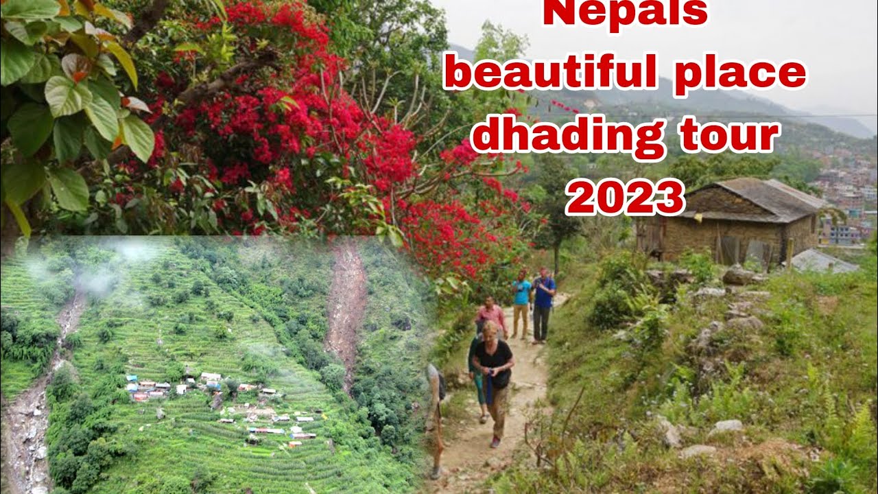 dhading tour vlog 2023 nepals on of the most beautiful district place lovely view from hilly side