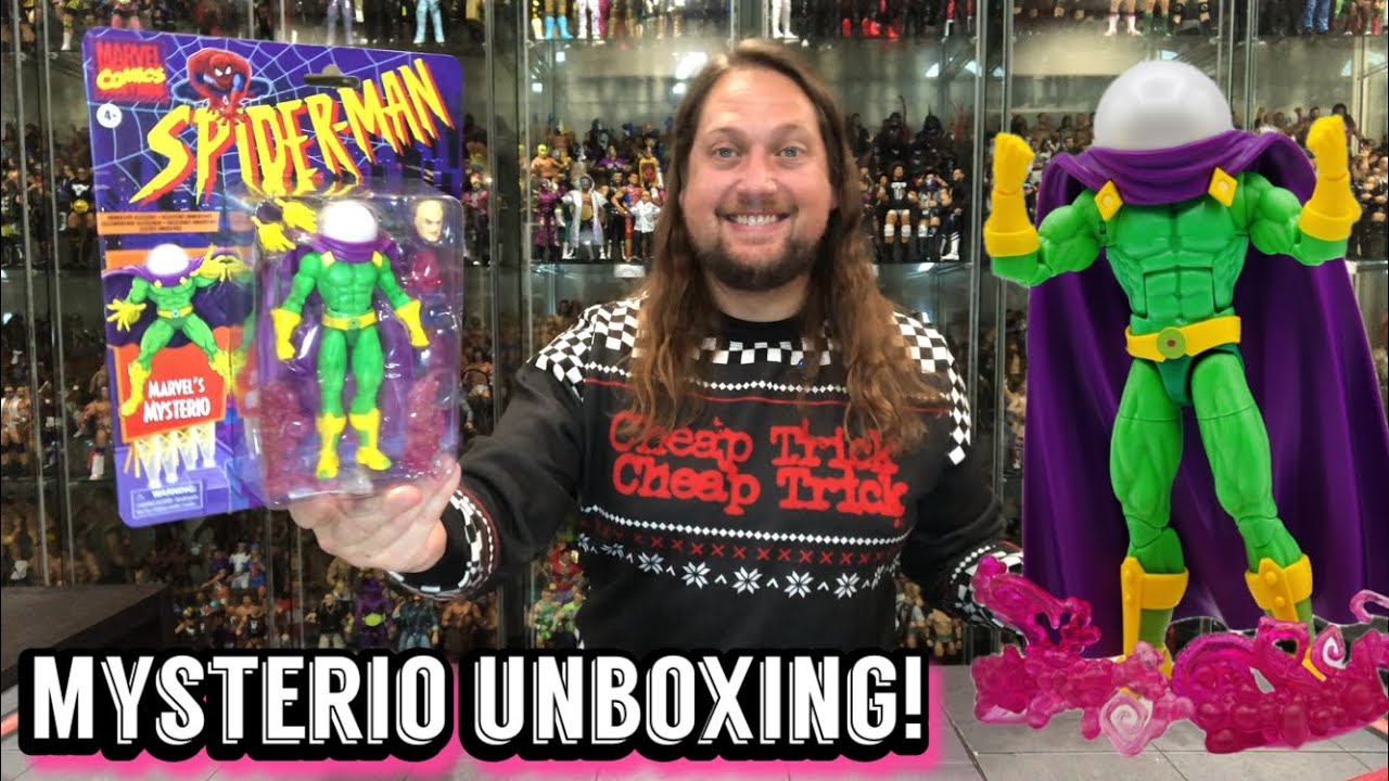 Распаковка и обзор Человека-паука Mysterio Marvel Legends!