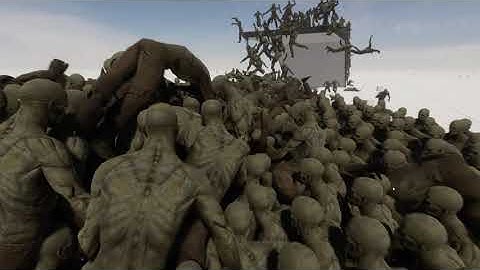 [Unity DOTS] Active Ragdoll Zombies (x1200)