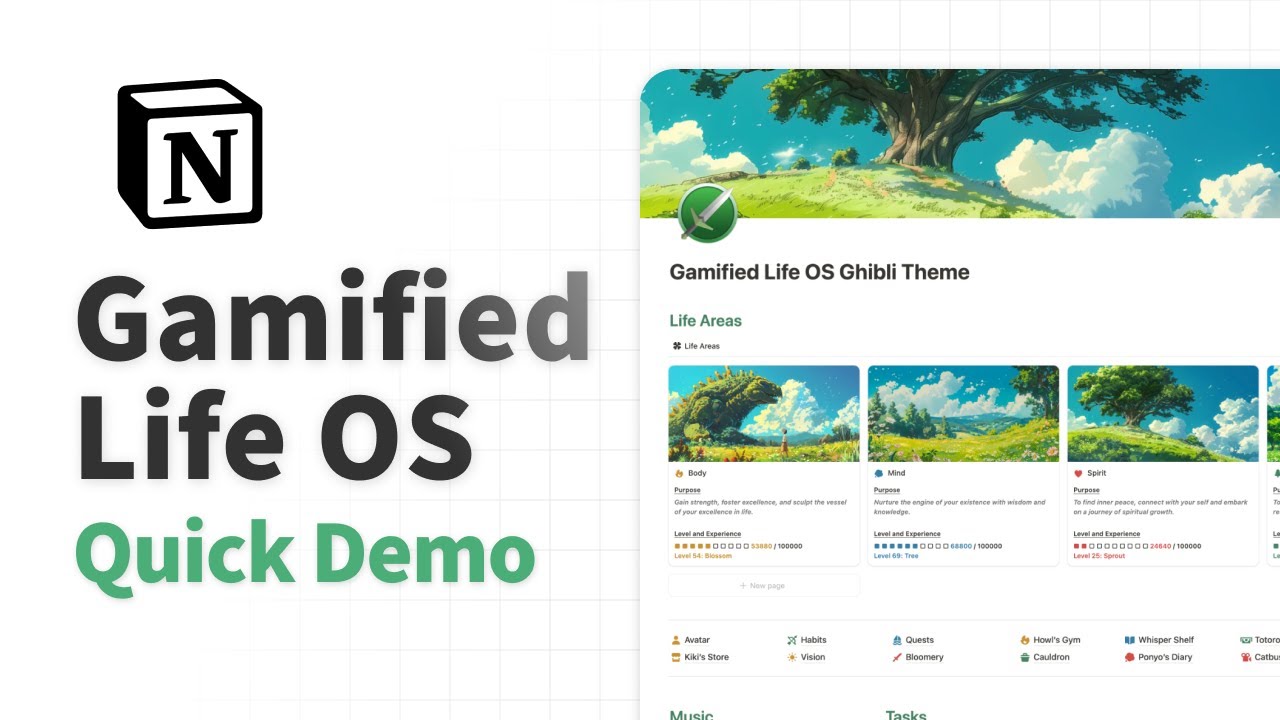 Gamified Life OS Quick Demo